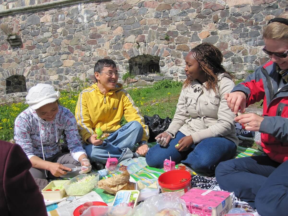 As A Christian In Finland Group Picnic