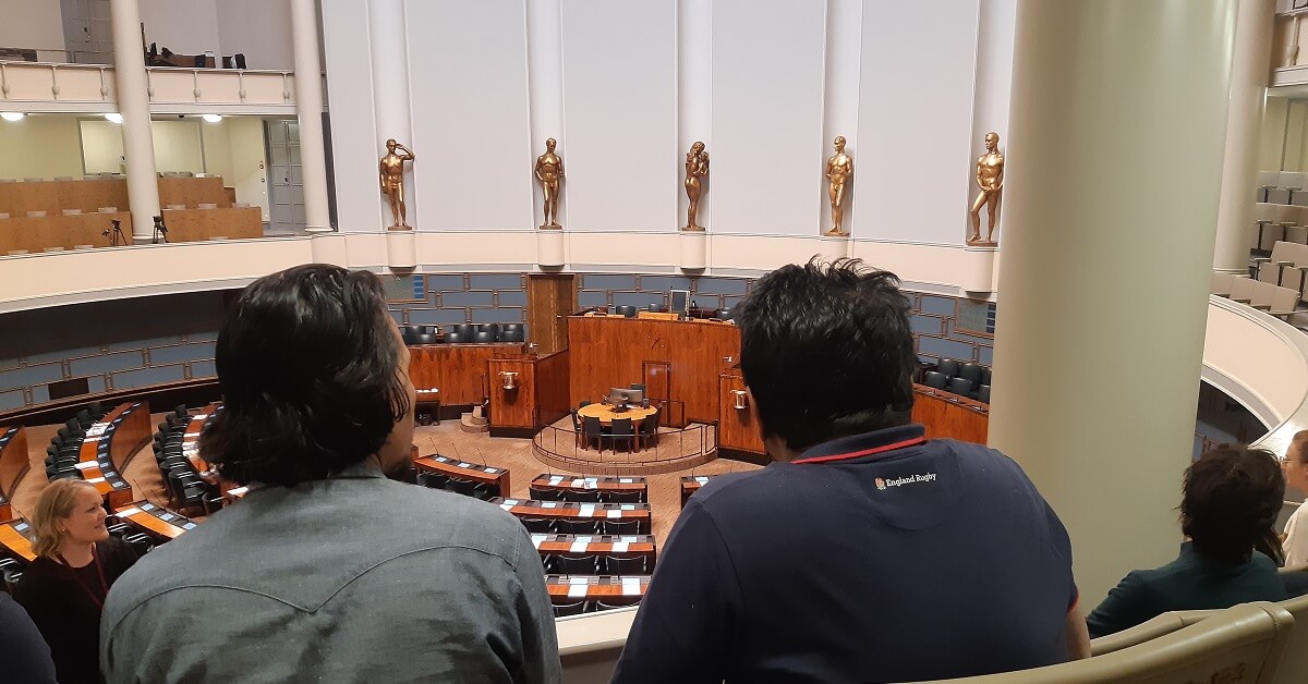 Finnish Course Main Hall Parliament Building