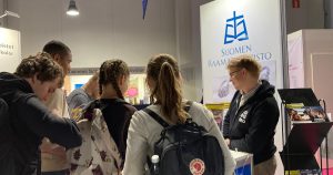 Students At The Studia Exhibition