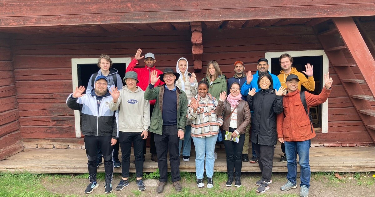 Finnish Course Teachers And Students In Glims