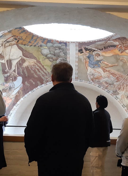 Finnish national museum painted ceiling