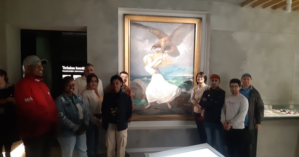 Finnish National Museum Students And Painting